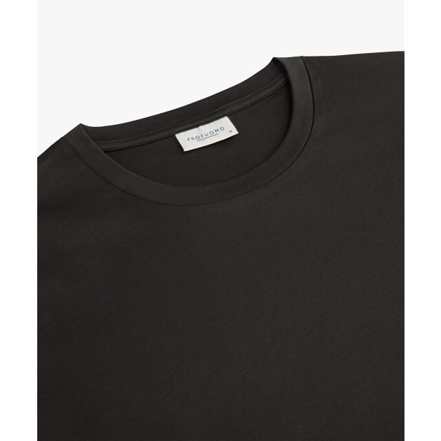 Profuomo Ppxt30002h t-shirt crew neck short sleeve dark brown PPXT30002H large