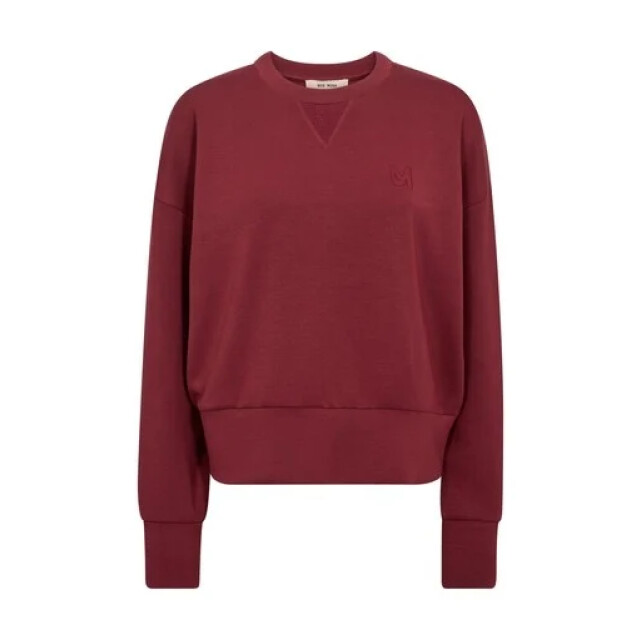Mos Mosh 180390 273 mosmosh mmkiki celli o-ls sweatshirt cabernet 180390 273 large
