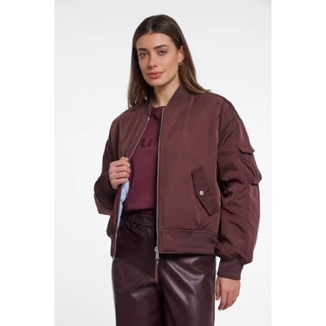 Rino & Pelle Djenna.7002611 rino en pelle bomber jacket fudge cloak and light blue Djenna.7002611 Fudge cloak and light blue large