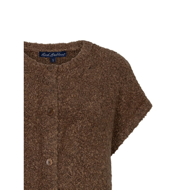 Red Button Rb sleeveless boucle mud RB Sleeveless boucle mud large