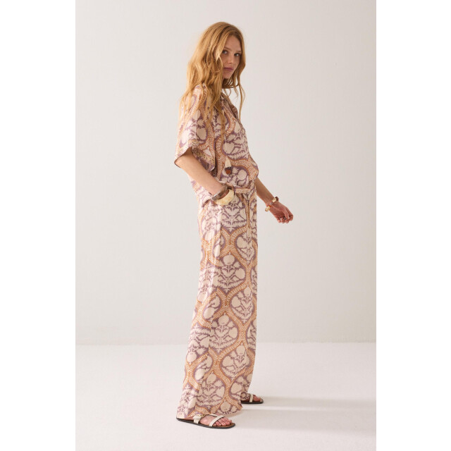 Summum 4s2901-12121 trousers art deco print 4064260020 large