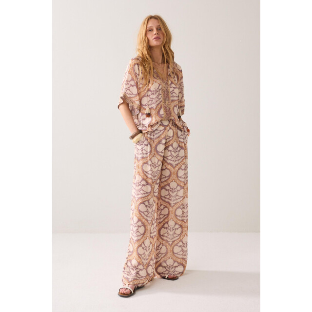 Summum 4s2901-12121 trousers art deco print 4064260020 large