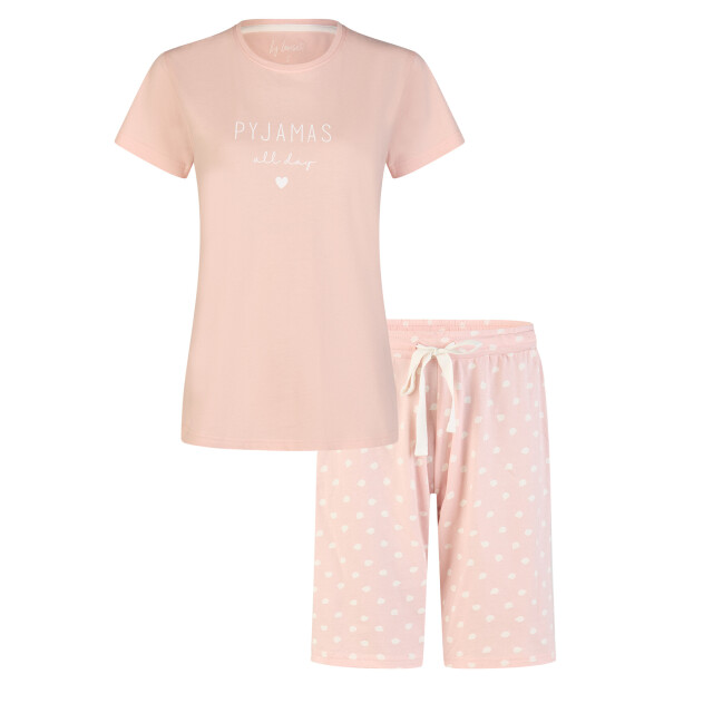 By Louise Dames shortama korte pyjama set gestipt BL-6290-02 large