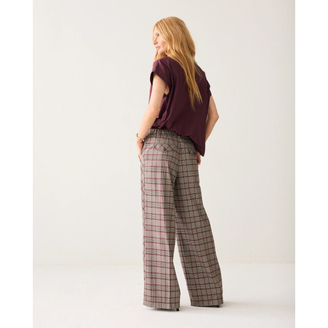 Summum 4s3040-12482 120 trousers check burgundy multicolour 4s3040-12482 120 large