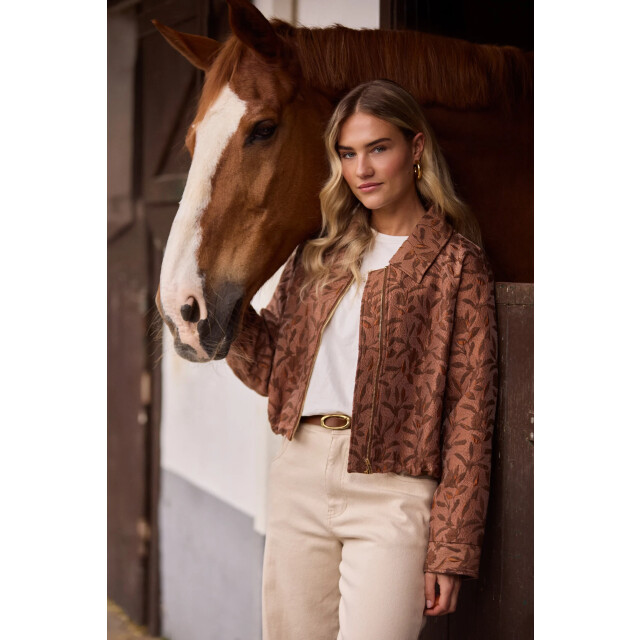 Nukus Nkf13122 335 daisey jacket flower toffee NKF13122 335 large