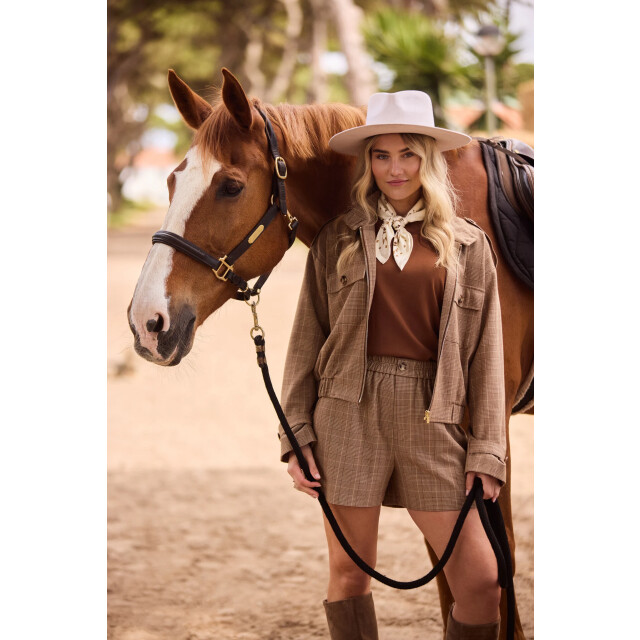 Nukus Nkf13111 335 hope jacket check toffee NKF13111 335 large