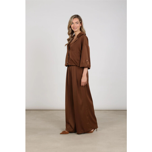 Nukus Nkf09068 385 june pants shiny espresso NKF09068 385 large