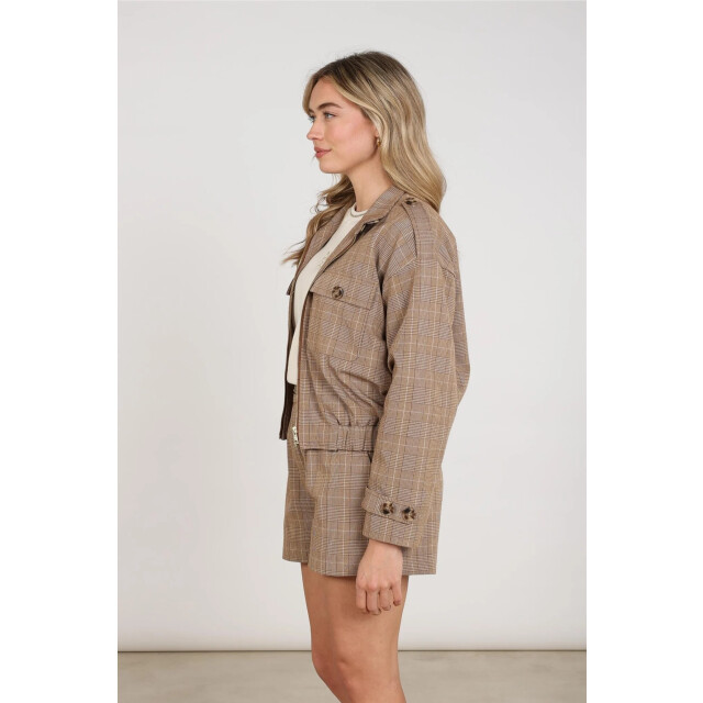 Nukus Nkf13111 335 hope jacket check toffee NKF13111 335 large