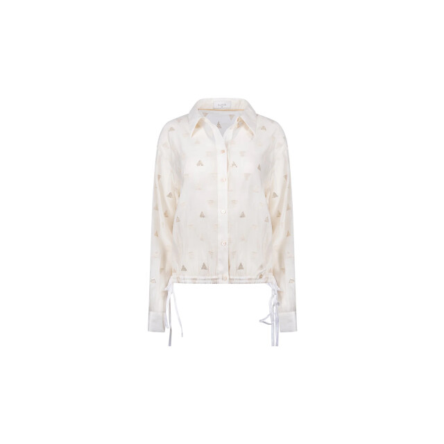 Nukus Nkf02182 17 ally blouse square embroidery off white NKF02182 17 large
