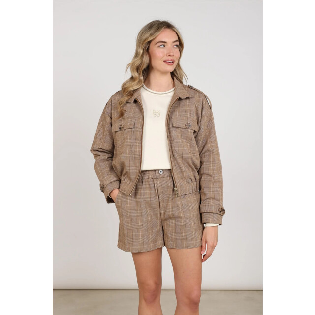 Nukus Nkf13111 335 hope jacket check toffee NKF13111 335 large