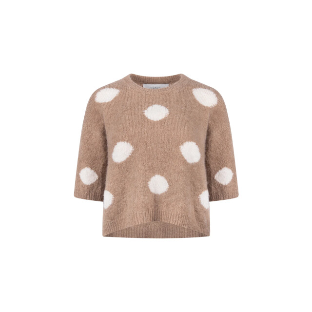 Nukus Nkf03080 60 lara pullover dots taupe NKF03080 60 large
