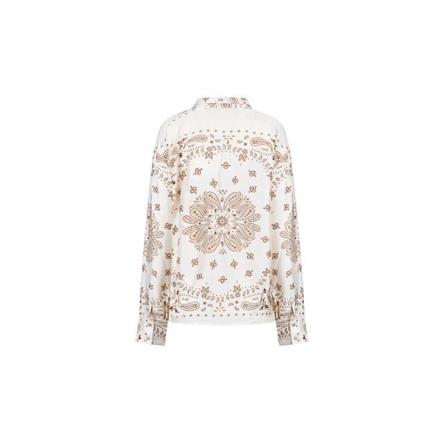 Nukus Nkf02201 318 angie blouse tie paisley offwhite/toffee NKF02201 318 large