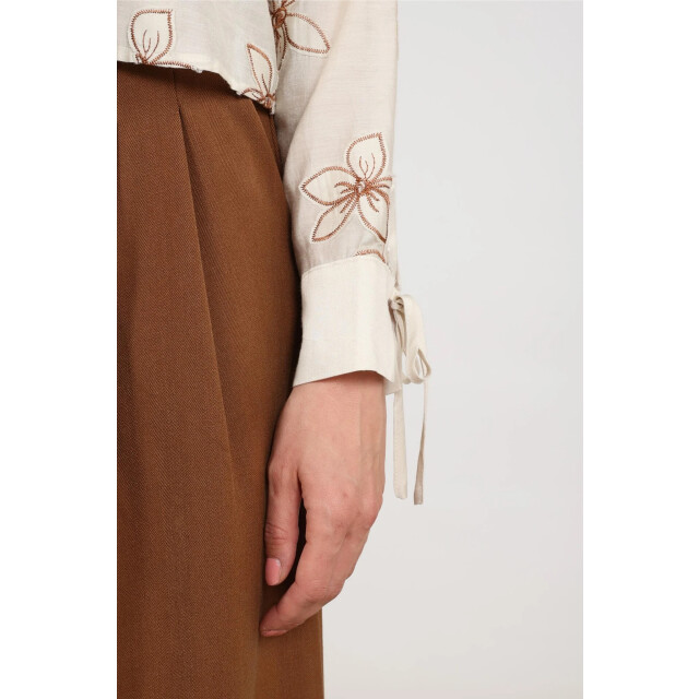 Nukus Nkf02118 9 bailey blouse flower sand NKF02118 9 large