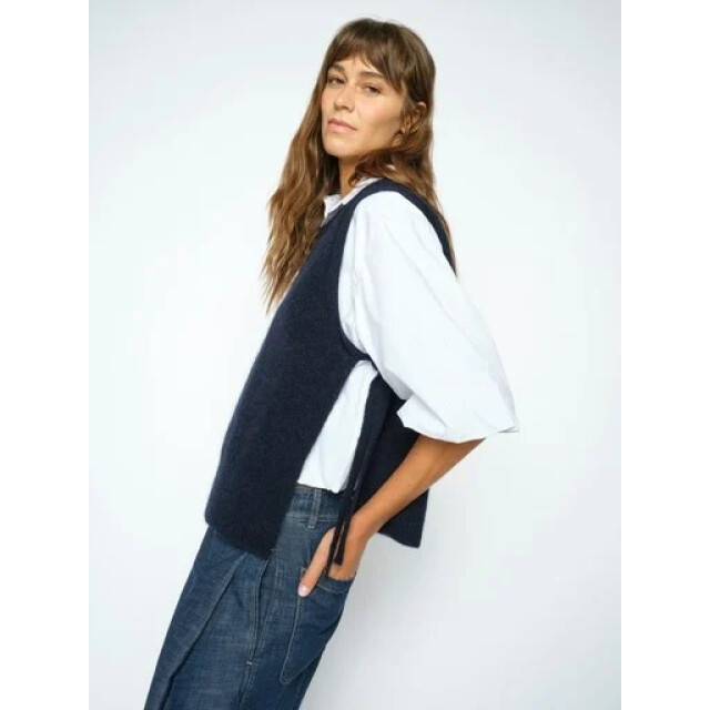 Mos Mosh 182760 468 mosmosh mmthora tie knit vest salute navy 182760 468 large