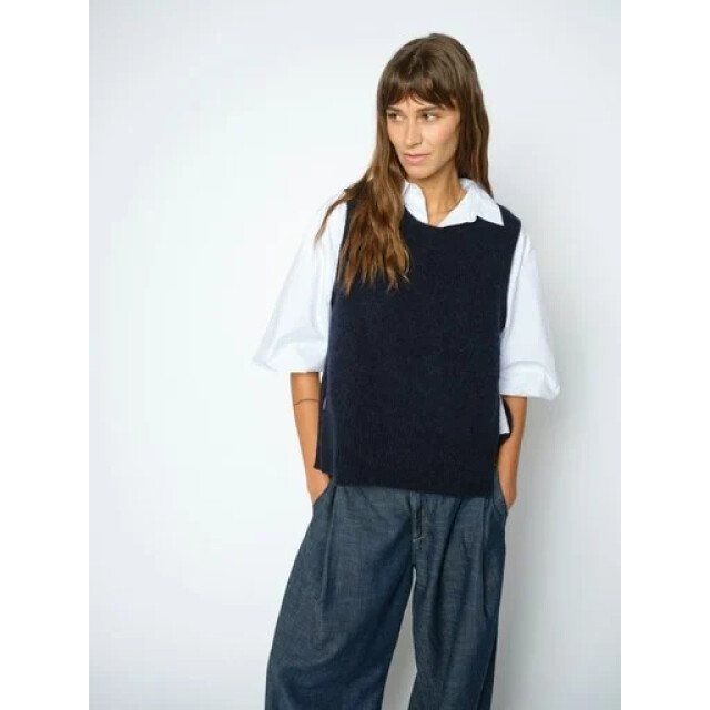 Mos Mosh 182760 468 mosmosh mmthora tie knit vest salute navy 182760 468 large