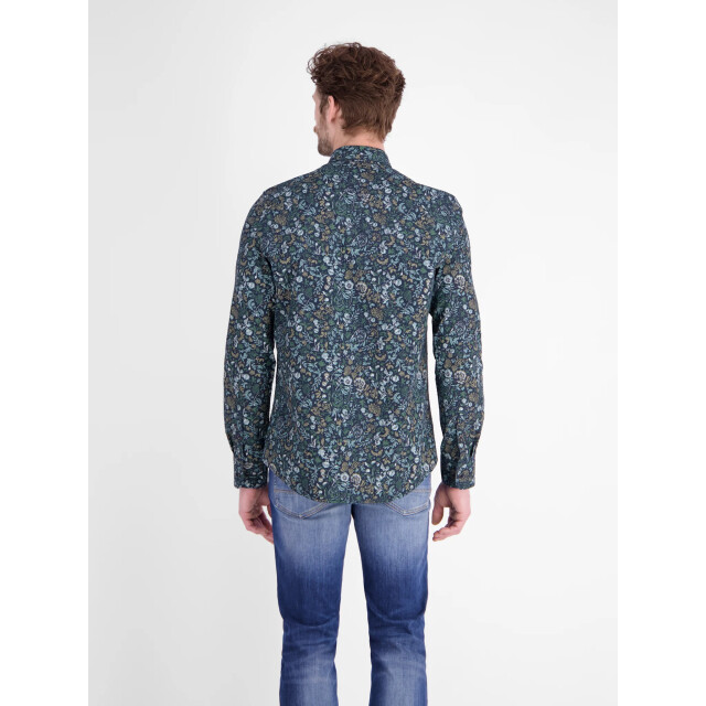 Lerros Heren overhemd 2681380 448 storm blue Lerros Overhemd 2681380 139GravelBeige large