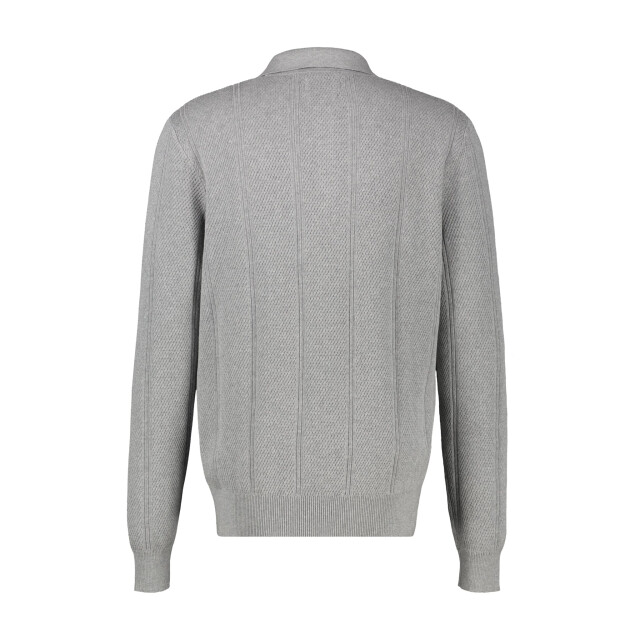 Lerros Heren polo 2685230 259 platinum grey melange Lerros Polo 2685230 259PlatinumGreyMelange large