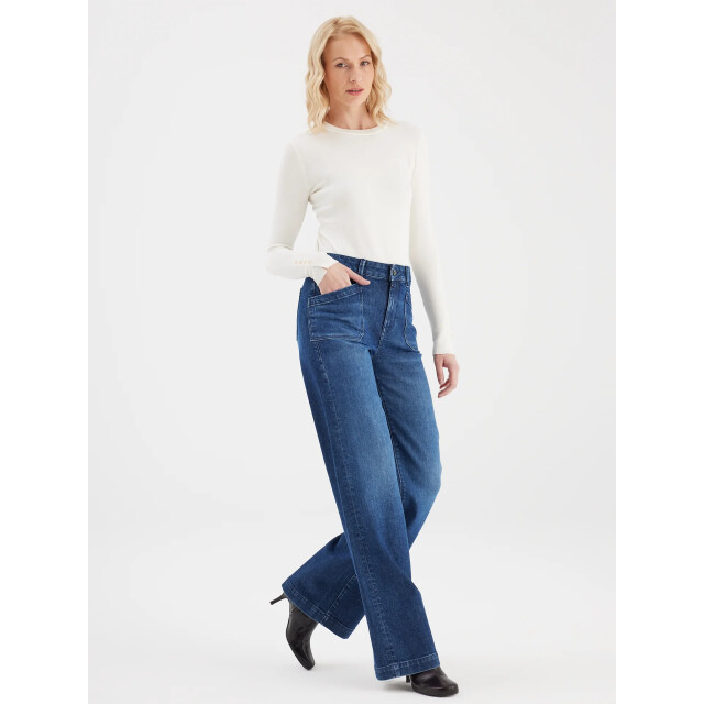 Cup of Joe Coj mira wide leg jeans dark blue COJ Mira DarkBlue large