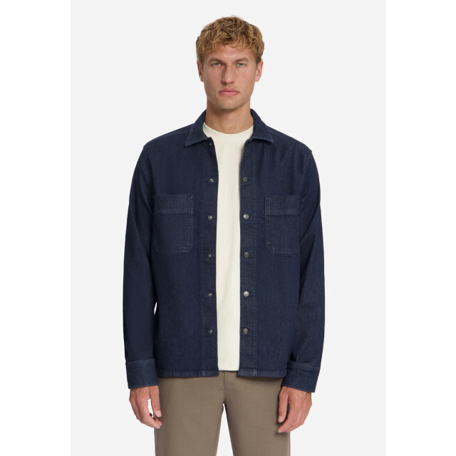 No Excess Heren overshirt 33590845 228 rinse denim NoExcess Overshirt 33590845 228RinseDenim large