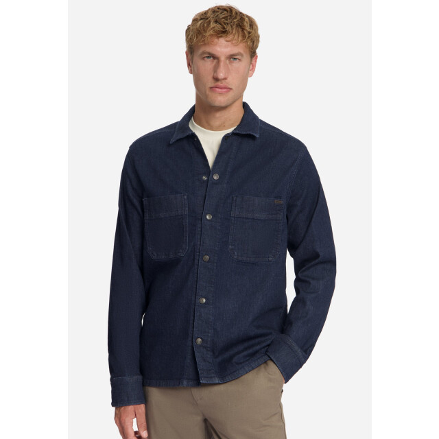 No Excess Heren overshirt 33590845 228 rinse denim NoExcess Overshirt 33590845 228RinseDenim large