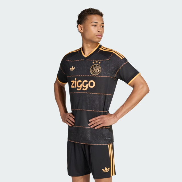 Adidas ajax a jsy wedstrijdshirt korte mouw replica voetbal heren - 075241_990-XS large