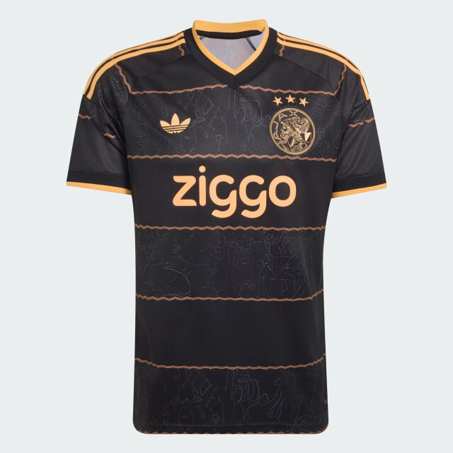 Adidas ajax a jsy wedstrijdshirt korte mouw replica voetbal heren - 075241_990-XS large