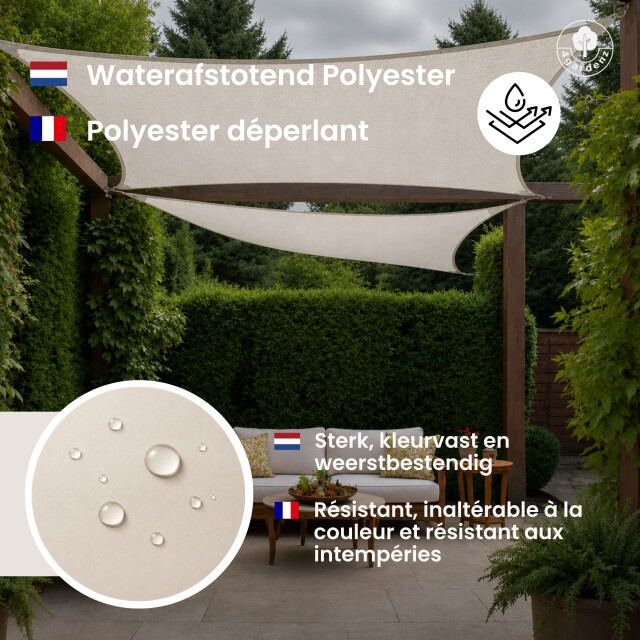 4gardenz Schaduwdoek waterafstotend rechthoek 3x4 mtr - 3686964 large