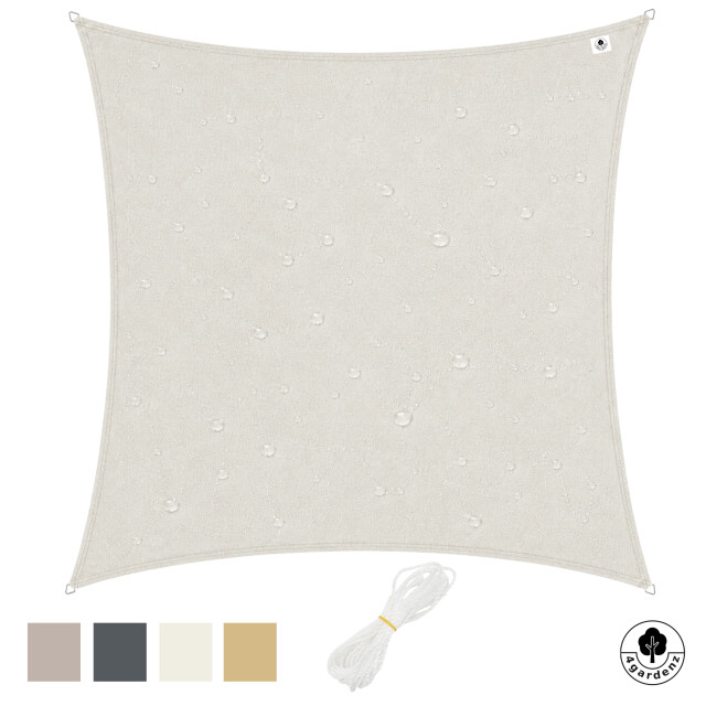4gardenz Schaduwdoek waterafstotend vierkant 4x4 mtr - 3686972 large