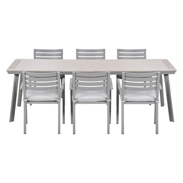 Garden Impressions Oklahoma/vigo tuinset 6 personen stapelbare stoelen 230 3684522 large