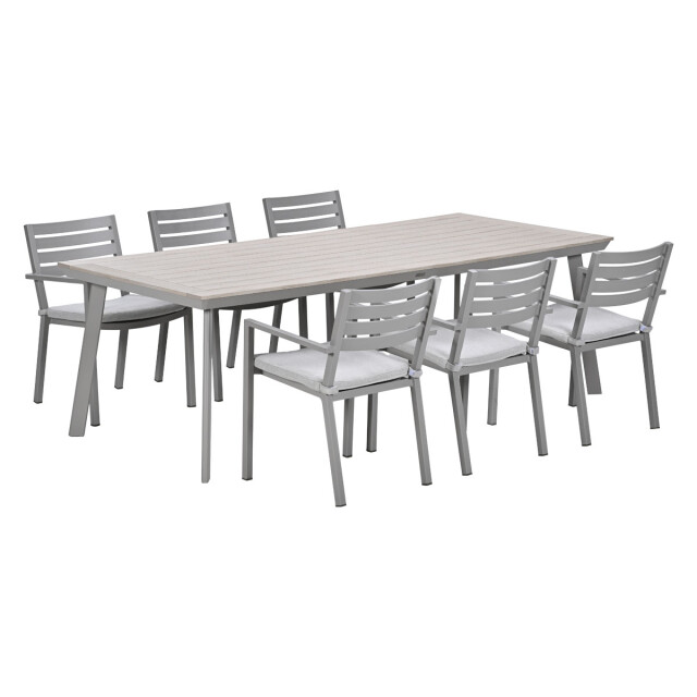 Garden Impressions Oklahoma/vigo tuinset 6 personen stapelbare stoelen 230 3684522 large