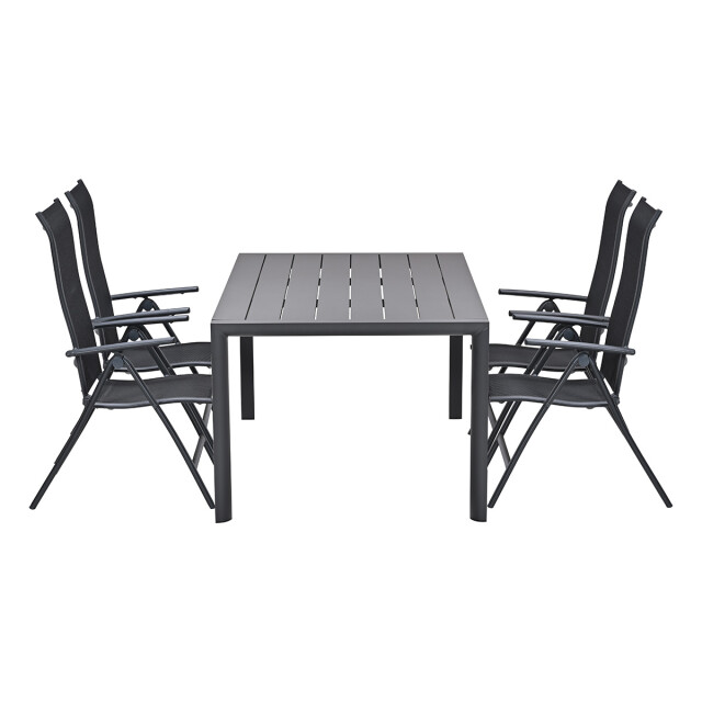 Garden Impressions Limone/gosford tuinset 4 pers met verstelbare stoelen 3684514 large