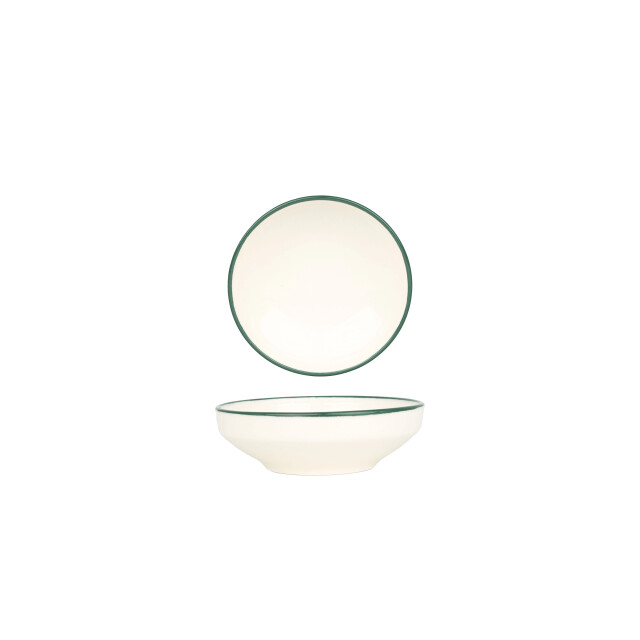 Rinart Serveerschaal green edge porselein 10 cm (100cc) set van 2 3683823 large