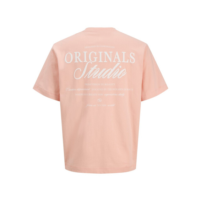 Jack & Jones jornorrebro typo tee ss crew neck n 12282898 peach melba 05011.520.0011 large