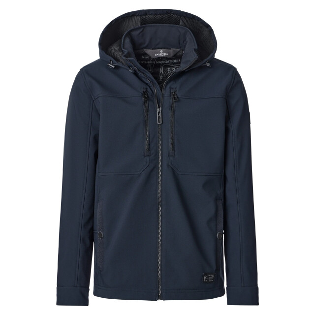 Casamoda Heren softshell jas 126410230 108 dark navy CasaModa Jas 126410230 108DarkNavy large