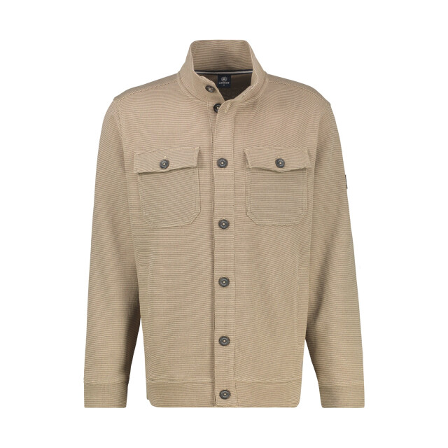Lerros Heren overshirt 2684535 139 gravel Lerros Overshirt 2684535 139GravelBeige large