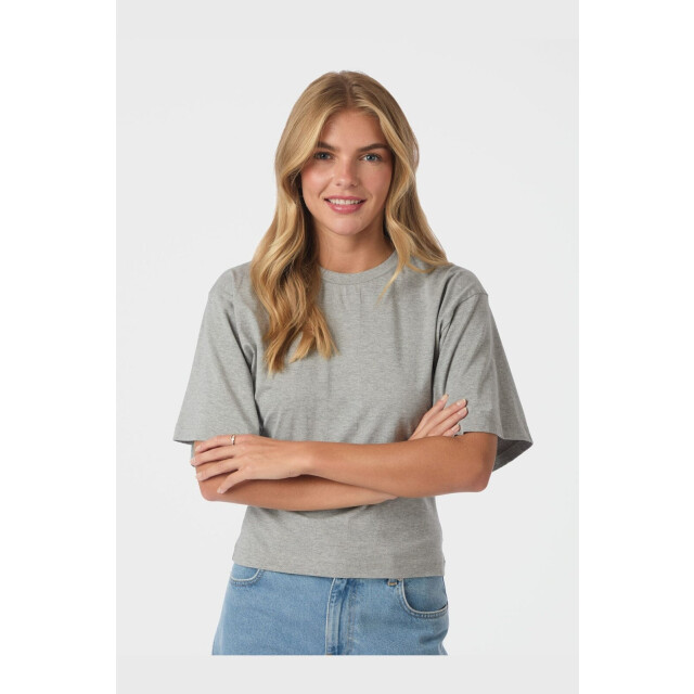 Neo Noir asha boxy tee 164418 133 grey melange 06011.941.0013 large