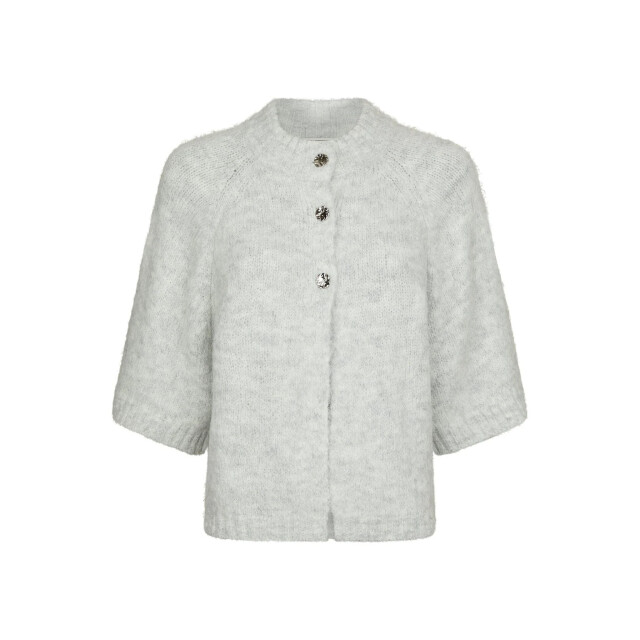 Neo Noir benuta fluffy knit cardigan 165816 133 grey melange 06741.941.0016 large