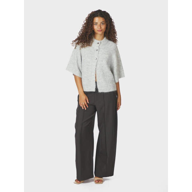 Neo Noir benuta fluffy knit cardigan 165816 133 grey melange 06741.941.0016 large
