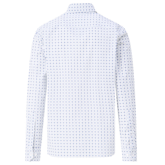 Campbell Casual overhemd donker 107642-001-M large