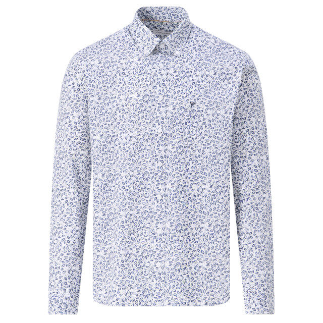 Campbell Casual overhemd donker 107644-002-L large