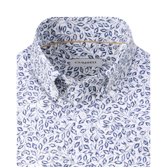 Campbell Casual overhemd donker 107644-002-L large