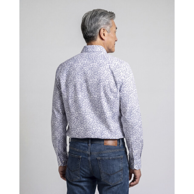 Campbell Casual overhemd donker 107644-002-L large