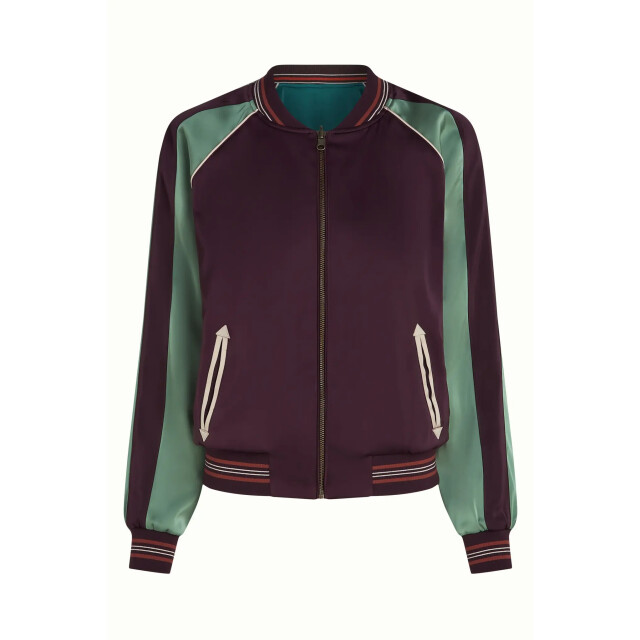 King Louie 10669 bomber dusk satin grape 10669 large
