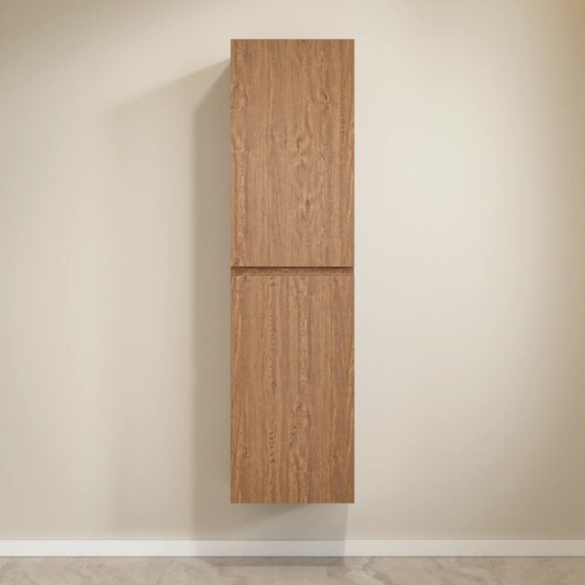 Mirlux Badkamermeubelset avello 80cm warm eiken wastafel wit 3627169 large