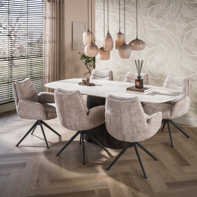 Hoyz eetkamertafel centro - 105x215x77 cm 3688171 large