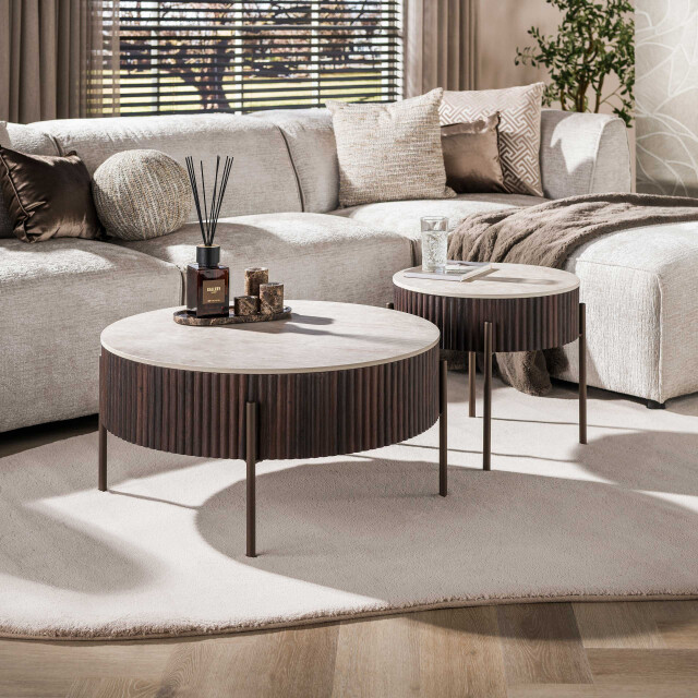 Hoyz salontafel ceramo - 80x80x40 cm 3688169 large