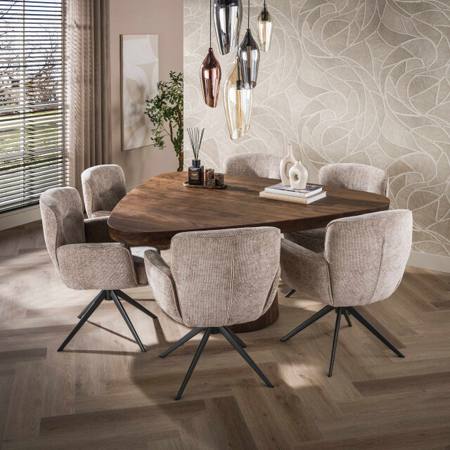 Hoyz eetkamertafel arcadia - 165x165x77 cm 3688142 large
