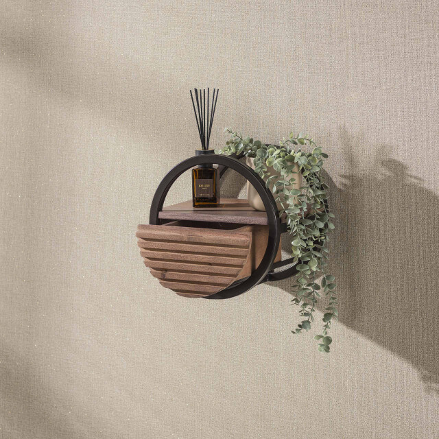 Hoyz wandplank circular - 25x30x30 cm 3688151 large