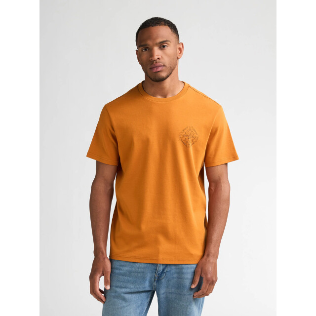 Petrol Industries Heren shirt m-3060-tsr618 2128 rusted amber Petrol Shirt M 3060 TSR618 2128RustedAmber large
