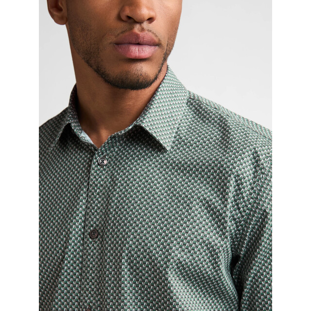 Petrol Industries Heren overhemd m-3060-sil401 6186 teal green Petrol Overhemd M 3060 SIL401 6186TealGreen large